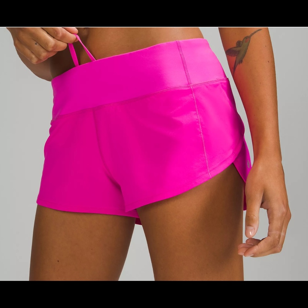 NWT lululemon Speed Up short, pow pink, 6 - Picture 1 of 7